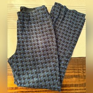 Truth by Republic Blue and Black Houndstooth Dress Slacks
